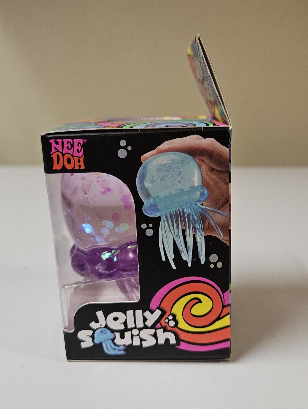 Needoh Jelly Squish Jellyfish Purple Squishy Toy New Authentic Schylling - Picture 2 of 6